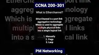 What is Etherchannel #ccna #ccnp #ccna_security #ccna_200_301 #ccna_routing_and_switching