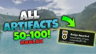 Finding *EVERY ARTIFACT* in Roblox Scuba Diving at Quill Lake (50-100)