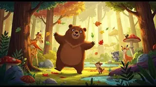 The Wobbly Bear | Silly Movement Song for Kids