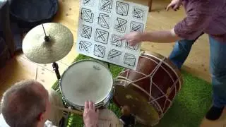 Michael Vatcher studying with George Marsh's Inner Drumming