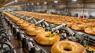Inside a Modern Bagel Factory 🥯 | From Dough to New York&ndash;Style Perfection