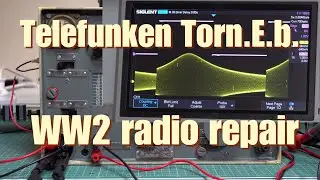 Telefunken Torn.E.b. WW2 radio repair part 2