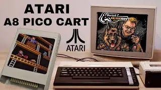 Borsuk Retro Gry TV: ATARI XL/XE + A8 PICO CART - Test Kartridża i Wgrywanie na niego Gier!