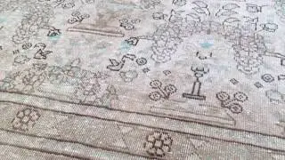 vintage oversized rug  9 x 11.7 ft. / RK 986