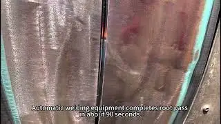 Internal Automatic Welding Equipment in Action: West-to-East China Gas Pipeline Project