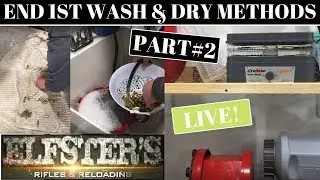 LIVE PART2! END OF FIRST WASH & BRASS DRYING METHODS! QUICK CHAT