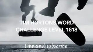 Tim Hortons Word Challenge Level 1618 #timhortons #free #newvideo #subscribe