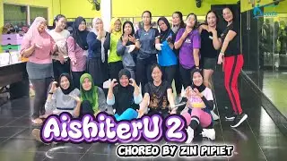 SENAM KREASI _ AISHITERU 2_ Choreo by Zin Pipiet  _ Sanggar Senam PUSPITA - Wates