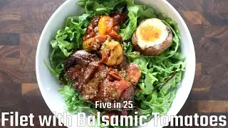Filet with Balsamic Tomatoes