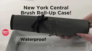 Waterproof fabric brush storage!
