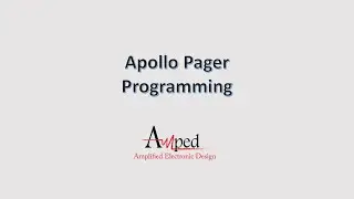 Программирование пейджера Apollo