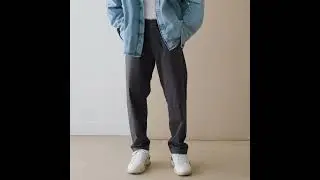 Tim Dessaint Styles UNIQLO's Cotton Relaxed Ankle Pants