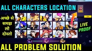 MEMORY ALBUM ALL CHARACTER LOCATION || WHERE IS KELLY,K,MAXIM CHARACTER IN HAPPY BIRTHDAY FREE FIRE