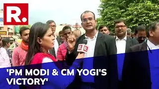 Celebrations Galore Outside Varanasi Court After Historic Victory Of Hindu Side In Gyanvapi Case