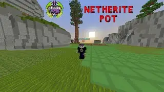 Jugando netherite pot con m&uacute;sica chill