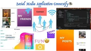 Connexify | Social Media Application | Desktop Application | Java | Let's connect, engage & have fun