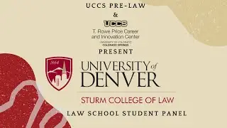 DU Law Student Panel - Pre-Law Event