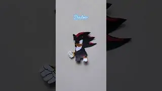 Shadow the Hedgehog from Sonic 3 Movie | Gianna's Art Part 163 #art #shadow