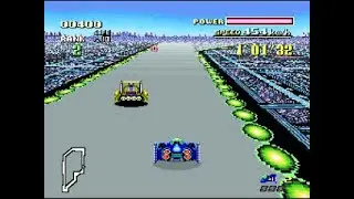 F-Zero - Super Nintendo - Start Up - Opening - Title Screen - SNES