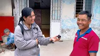 Bất ngờ Xuân chồng Thảo thăm hoàn cảnh chị Huyền đông con gặp được ông chồng tíu lâm nói hết luôn 