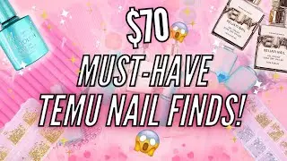 Testing $70 Worth of Temu Nail Products &ndash; Are They TRASH?! 🤔