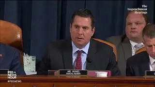 WATCH: Rep. Devin Nunes&rsquo; full opening statement in Amb. Yovanovitch hearing |&nbsp;First impeachment