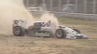 Claudio Langes Crash F3000 Pergusa 1989