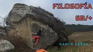 Filosof&iacute;a 6b/+, Santa Gadea Boulder