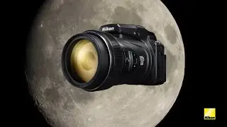 Nikon Coolpix P1000 - Lua filmada em 4k UHD a 3000mm com 125x zoom &oacute;tico, o maior do mundo #nikon