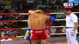 Khmer Boxing on CTN on 15 Sep 2013 ហេង សត្រា VS ខឹម រតនី
