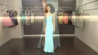 Blue Jersey Formal Dress JVN777531 | JVN by Jovani