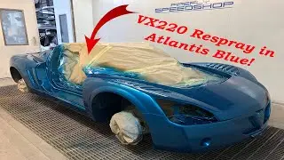 VX220 Repainted in bmw atlantis blue