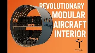 Revolutionizing Aircraft Interiors: Modular Airbus A350 Design Explained (Blender 3D)