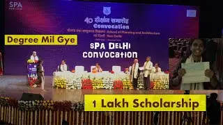 SPA Delhi Convocation | My College Convocation #vlog  #spadelhi  #viralvlogs