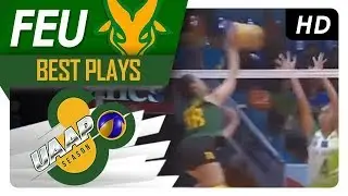 UAAP 80 WV: Jeanette Villareal extends and finds the corner with a perfect hit! | FEU | Best Plays