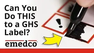 GHS Labels with Blank Pictogram Diamonds - Are They OSHA Compliant? | Emedco Video