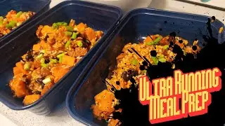 Ultra running meal prep, sweet potato bowl
