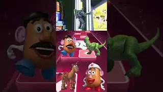 Toy Story &ndash;  Mr. Potato Head 🆚 Rex 🆚 Bullseye 🆚 Mrs. Potato Head &ndash; Tiles Hop EDM Rush