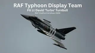 RAF Typhoon Display Team - Full Display & Photos - RAF Cosford Airshow 2024