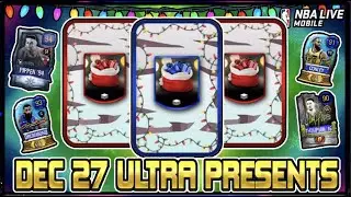 DEC 27 ULTRA PRESENTS & ELITE PRESENTS PACK OPENING | NBA LIVE MOBILE 20 S4 GHOSTS PRESENTS OPENING