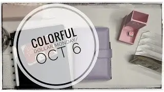 Colorful dollar Monday/week 3/Coin challenge