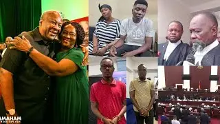 BREAK! Prez Mahama Now Free & Save,As 5 Ẅick&eacute;d People Who Tⱨṛeaten&egrave;d Him Finally Drag To Court Today