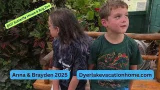 Dyer Lake Vacation Home GT Butterfly House & Bug Zoo Then and Now