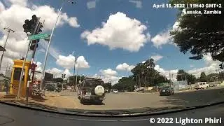 [Suburbs] Lusaka, Zambia | (Kabulonga) Warthog Road &rarr; Reedbuck Road &rarr; Kabulonga Road | April 2022