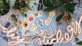how to make STICKERS without a cricut or sticker paper **for your bullet journal**