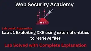 Exploiting XXE using external entities to retrieve files (Lab #1) [Hindi]