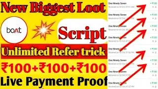New Powerbank App Boat App 160+160 Unlimited Refar Baypass Script New Bug Trick |