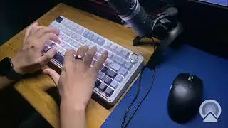 Aula F75 with Stock Switches and Keycaps