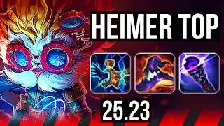 HEIMERDINGER vs ZAAHEN (TOP) | 70k DMG, 8 solo kills | KR Master | 25.23