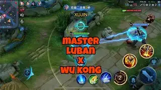 Wu Kong X Master Luban Gameplay Honor Of Kings China Server Hero Skill Combo Rank HOK Global XUJIN